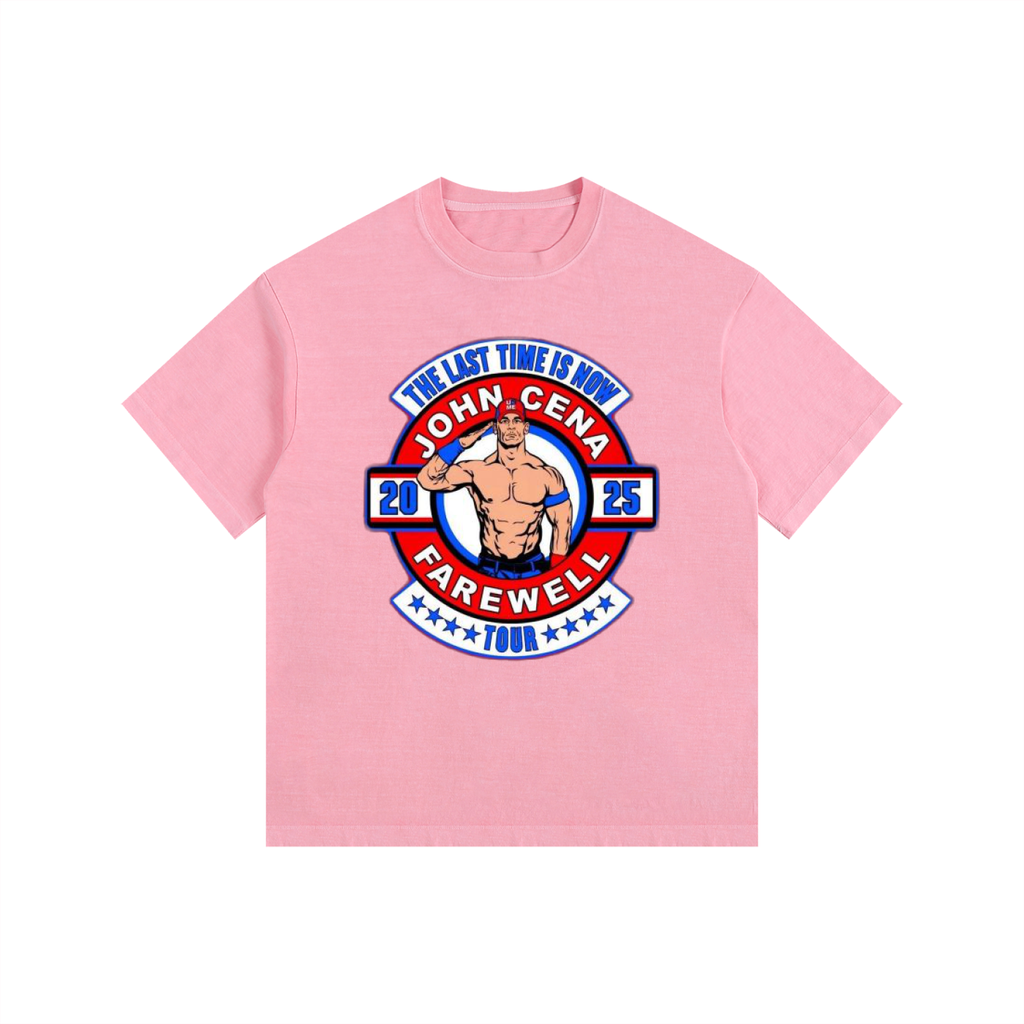 Men's Oversized WWE 'The Last Time Is Now' John Cena Tee