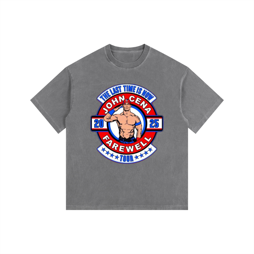 Men's Oversized WWE 'The Last Time Is Now' John Cena Tee