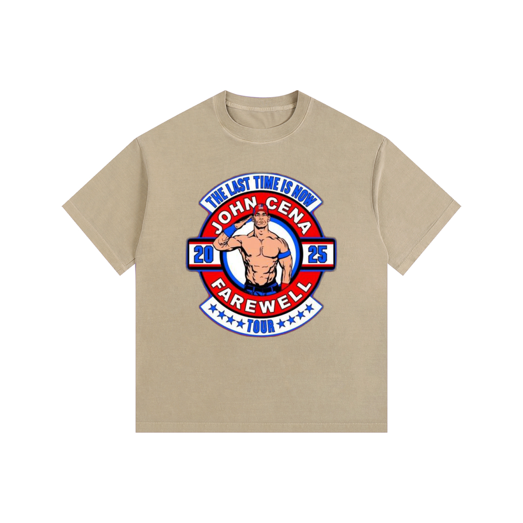 Men's Oversized WWE 'The Last Time Is Now' John Cena Tee