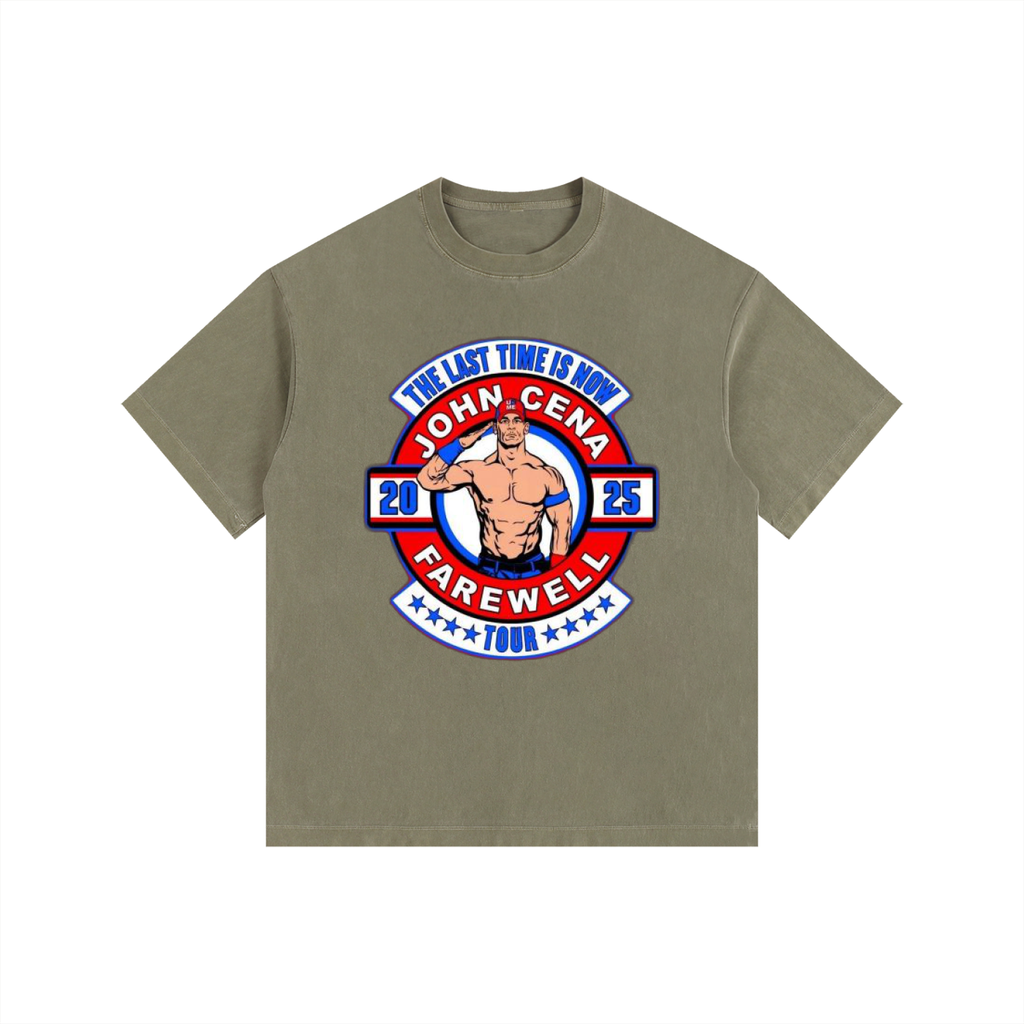 Men's Oversized WWE 'The Last Time Is Now' John Cena Tee
