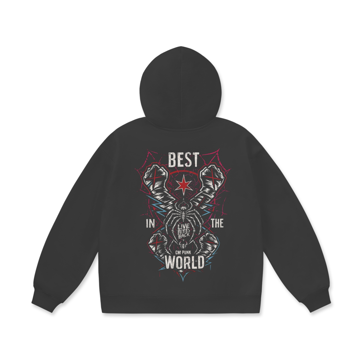 Men's Oversized WWE CM Punk Hoodie
