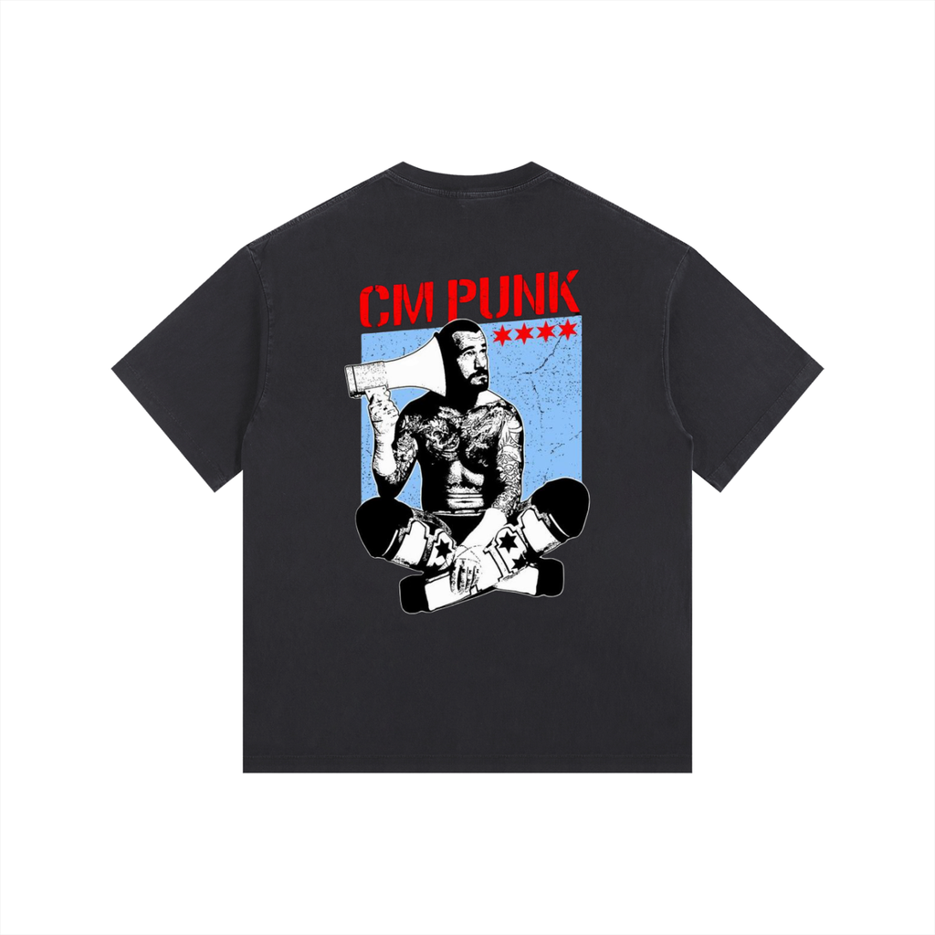 Men's Oversized WWE CM Punk Tee
