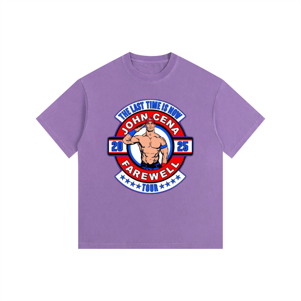 Men's Oversized WWE 'The Last Time Is Now' John Cena Tee