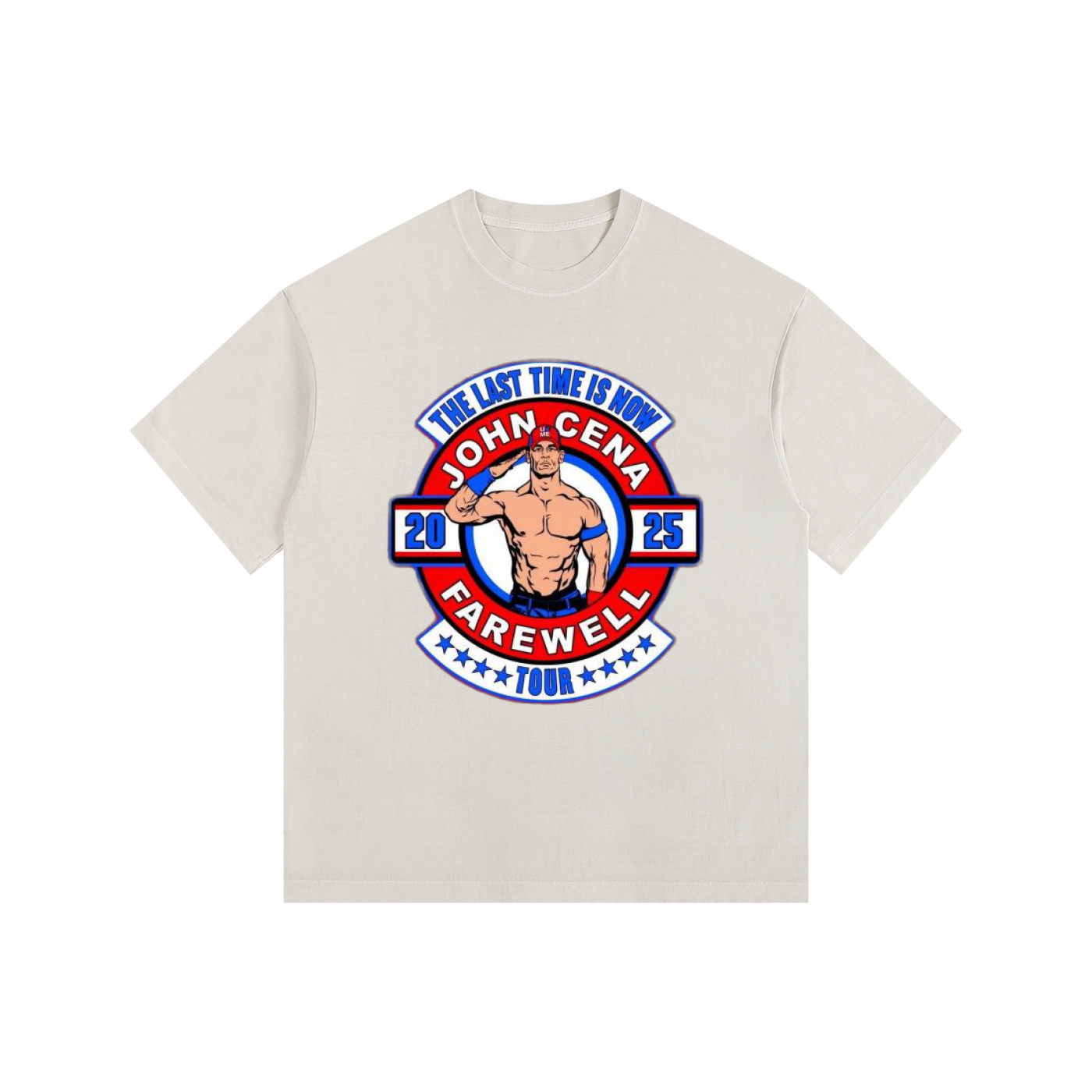 Men's Oversized WWE 'The Last Time Is Now' John Cena Tee