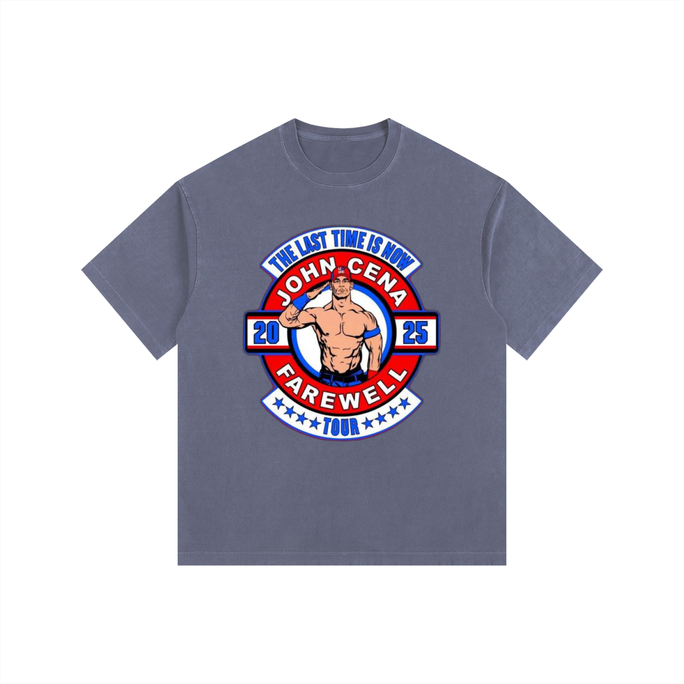 Men's Oversized WWE 'The Last Time Is Now' John Cena Tee