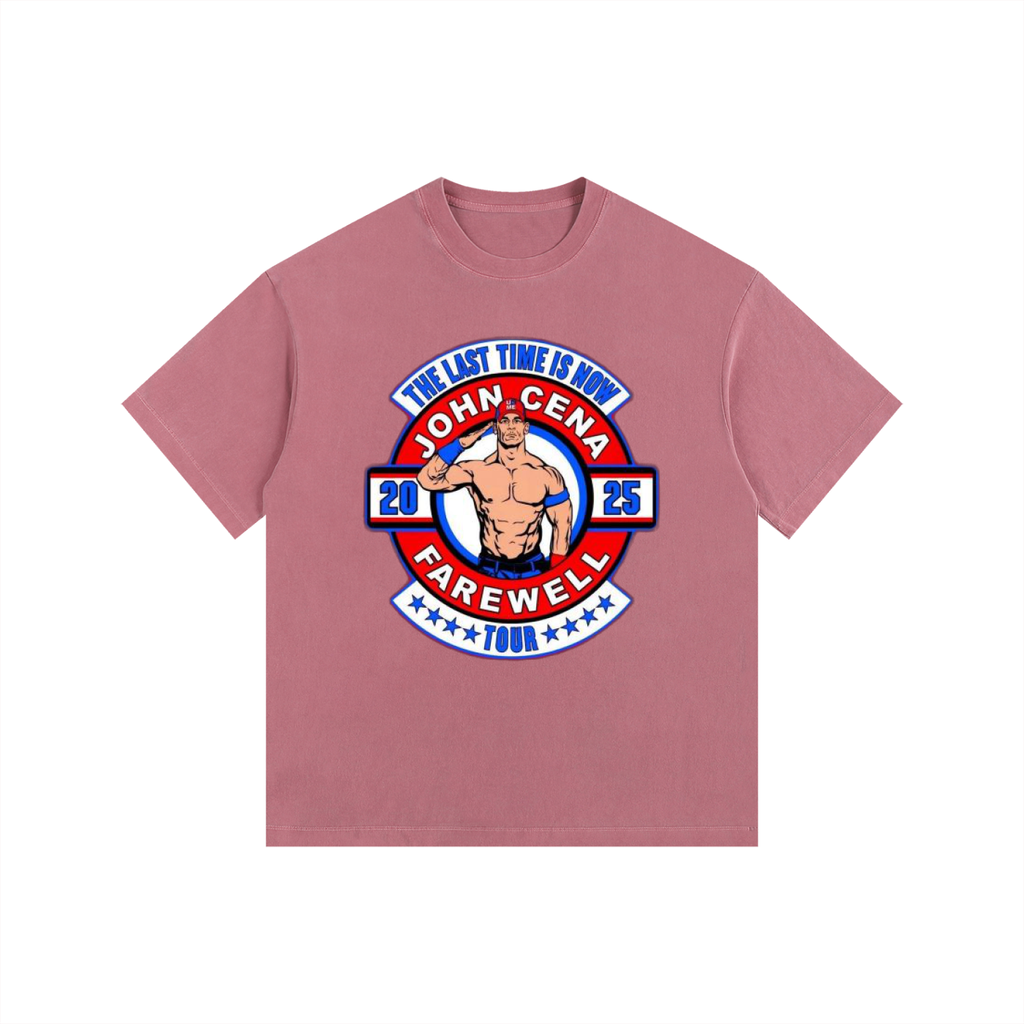 Men's Oversized WWE 'The Last Time Is Now' John Cena Tee